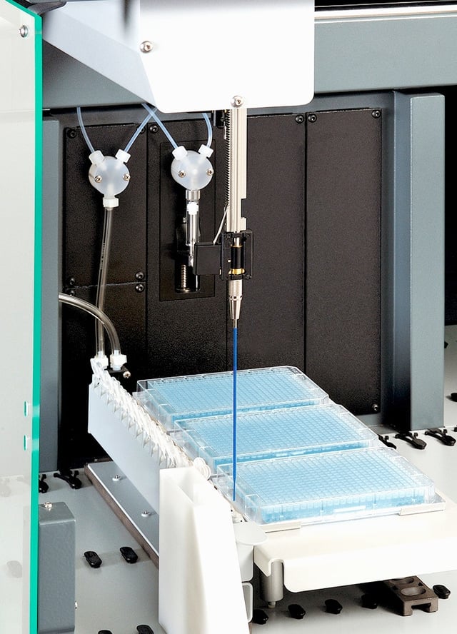 liquid handling arms